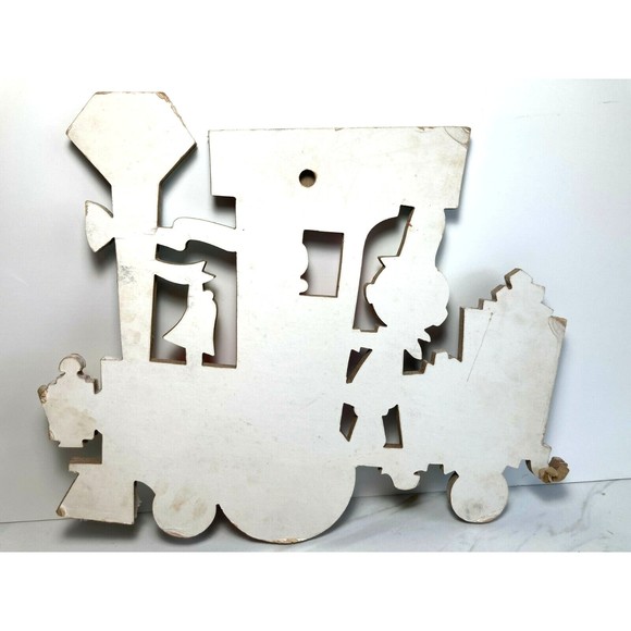 Dolly Toy Co. Nursery Train Wall Hanging Cardboard Heavy Thick set of 4 - Picture 8 of 12